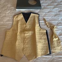 Gilet uomo elegante con cravatta “Ascot “
