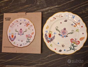 Piatto portata d.30,5 cm in porcellana Bitossi Hom