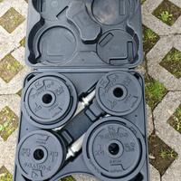 Kit pesi 20 kg decathlon 