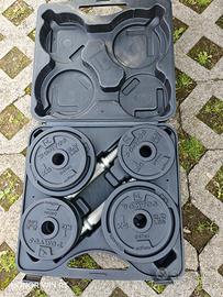 Kit pesi 20 kg decathlon 