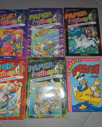 lotto 6 fumetti Disney "paper fantasy"