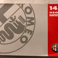 Alfa 145 libretto uso e manutenzione
