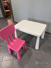 Tavolo e sedia bambino ikea