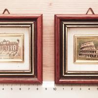 Quadretti Colosseo e Fontana di Trevi a Roma