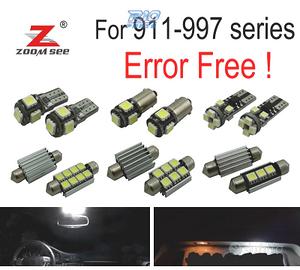 KIT 20 LAMPADE LED INTERNE PER PORSCHE 911 997 CAR