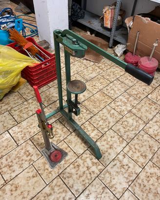 Tappatrice a colonna tappi sughero e corona