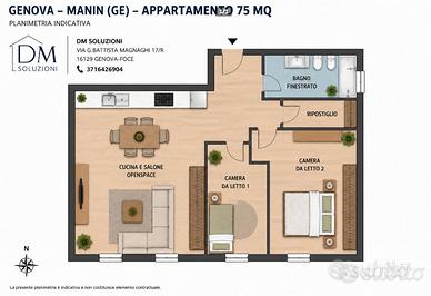 Manin trilocale con box auto