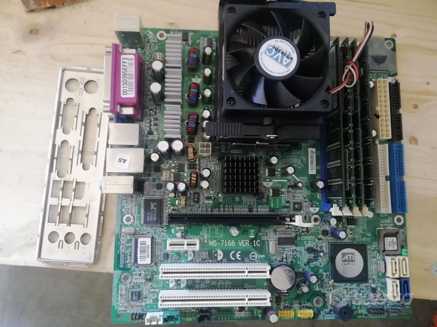Scheda Madre PCE-5120G2 REV A2 Con CPU E RAM Incluse | BIOS V2.04 Funzionante