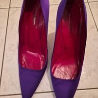 scarpe Paciotti donna color viola n 40 1/2