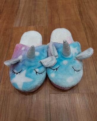 Pantofole unicorno bimba 22 peluche