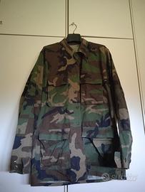 Giacca militare US Army BDU woodland OG anni 90