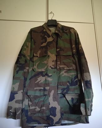 Giacca militare US Army BDU woodland OG anni 90