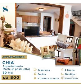 CHIA Villa trifamiliare MARTE con giardino