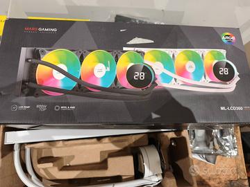 MarsGaming ML-LCD360 RGB raffreddamento liquido pc