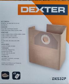 Sacchetti per aspirapolvere Dexter 