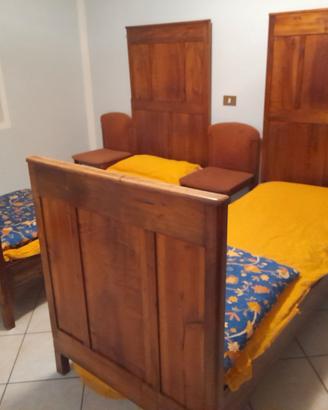Cameretta in Noce letti più armadio