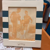 Portafoto cornice grande strisce thun