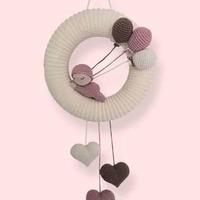 Ghirlanda Nascita all’Uncinetto 