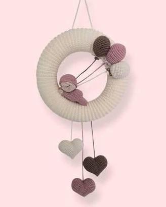 Ghirlanda Nascita all’Uncinetto 