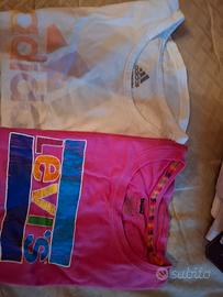 Magliette bimba adida e levis