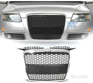 GRIGLIA AUDI A3 8P 8PA 05-08 LOOK RS CROMO NERO