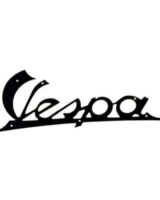 Targhetta anteriore blu Vespa 125 VN1 VN2 VNA