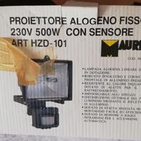 proiettore/faro Maurer nuovo alogeno con sensore