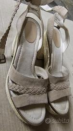 Sandali con zeppa Graceland taglia 40