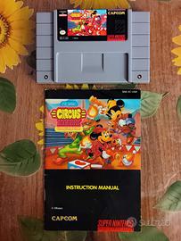 The Great Circus Mystery Gioco Snes NTSC + Manuale