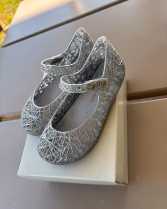 Ballerine argento Melissa