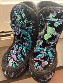 Stivaletti Mou con paillettes 36