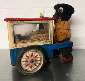 Raro giocattolo in latta Peanut Vendor