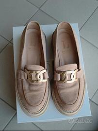 mocassino  scamosciato donna