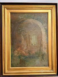 Quadro Piero Vaccari – “Pineta con Baracchina"