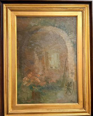 Quadro Piero Vaccari – “Pineta con Baracchina"