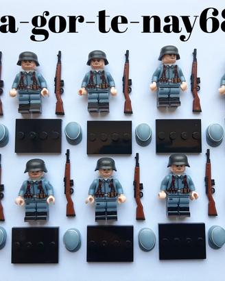 Soldati tedeschi ww2 Luftwaffe compatibili Lego 