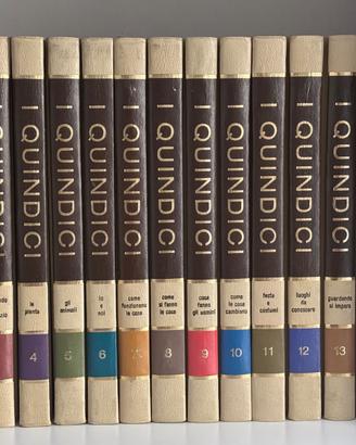 Enciclopedia Quindici Rizzoli completa – 15 volumi