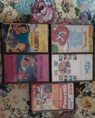 Cassette sigla cartoni animati e serie tv, anni 80