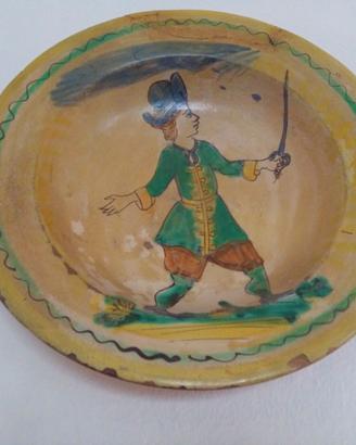 piatto grande antico del 1500 CANTALUPO lanziche..