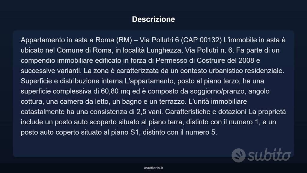 Appartamento – Roma, Lunghezza - Vista 5