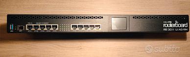 RB3011UiAS-RM 1U rackmount, 10xGigabit Ethernet