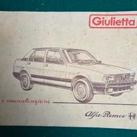 Libretti uso e manutenzione auto anni 80-90