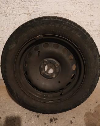 4cerchi in ferro R14 lancia ypsilon