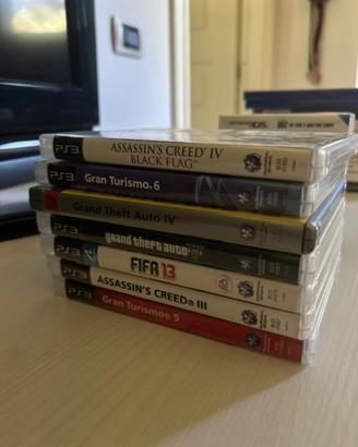 Lotto 7 giochi ps3 gran turismo, Gta, Ac
