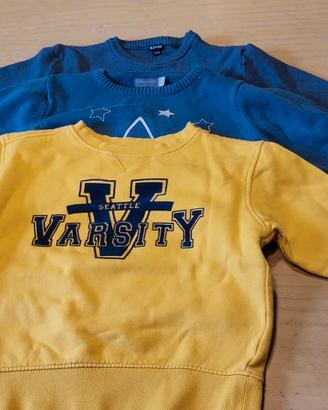 felpe/maglie primavera estate tg 104/110