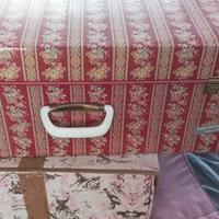 Corredo letto matrimoniale in raso bianco 