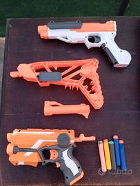 pistola più fucile  giocattolo componibile Nerf 