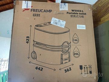 🚐WC chimico portatile FREUCAMP W5002-L – NUOVO🚽