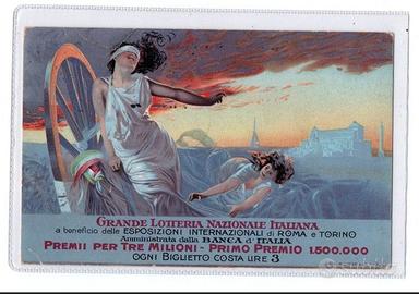 Cartolina Grande Lotteria Nazionale italiana