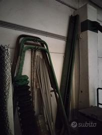 cavalletti con rotaia per argano